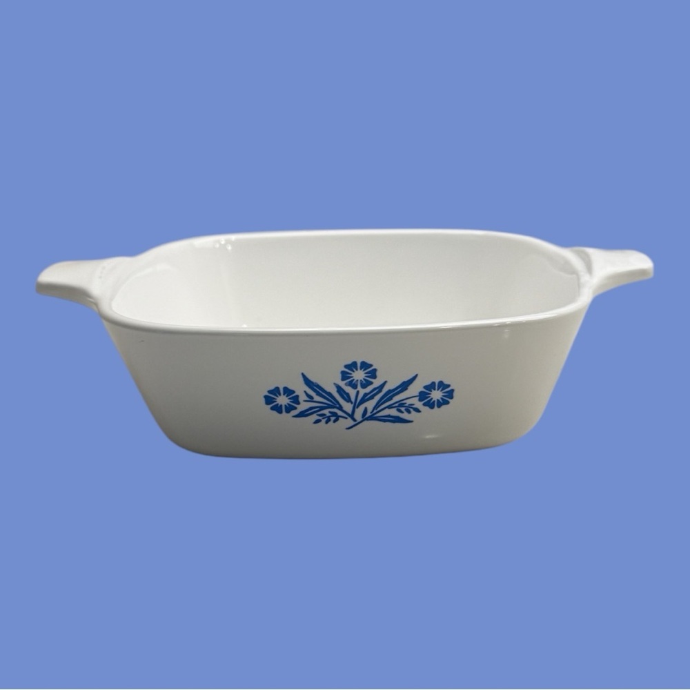 Vintage CorningWare Blue Cornflower Petite Pan 1960s MCM Mid-Century Modern